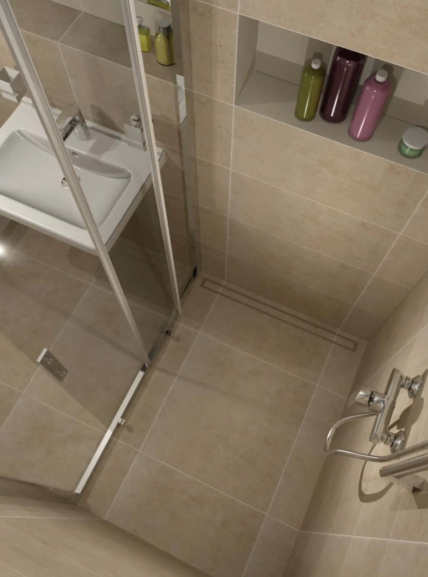 Byty Praha sprchový kout